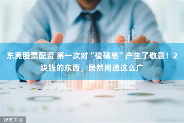 东莞股票配资 第一次对“硫磺皂”产生了敬意！2块钱的东西，居然用途这么广